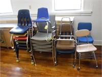 16pc  Classroom Chairs & Asst. Office Chairs