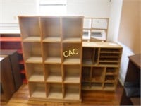 3pc Wooden Compartments & Shelves