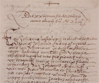 16th Century Manuscript, Valencia