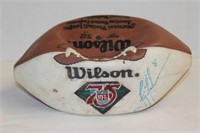 Signed Troy Aikman Football