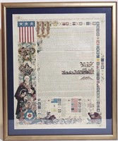 [Lithograph]  Szyk.  U.S. Declaration