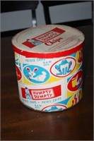 Vintage Humpty Dumpty Cardboard Container