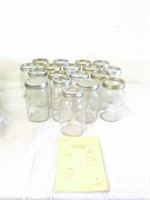 Group of quart Ball & Kerr jars with collecting