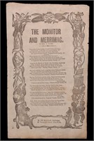The Monitor and Merrimac, Broadside