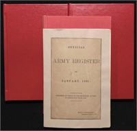[Militaria, Group of 4] Official Army Register