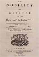 Whitehead's Nobility, An Epistle, 1744