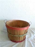 Wood apple basket