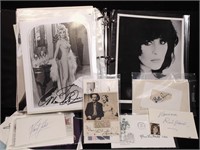 Collection of Autographs/Photos,  130+ Items