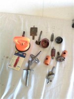 Various hole saws & other tools