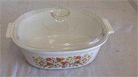 Vintage Corning Ware Baking dish w/ Pyrex Lid