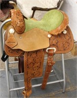 Handmade Saddle by Rockin T. Saddles Greenville,