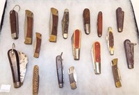 Group Of 17 Pocket Knives