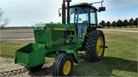 1990 John Deere 4455 tractor, 6400 hours