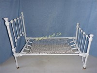 Salesman Sample Iron Bed or Doll's Bed