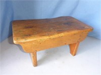 Early Pine Footstool