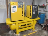 2002 Kaeser SM II 10 HP Air Compressor,
