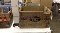 Double cola wood box