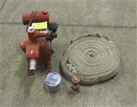 Water Pump with Fire Hose, Does Not Start or Run