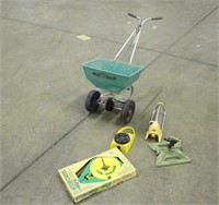 Push Seeder with Garden Hose and (3) Sprinklers