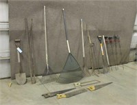 Assortment of Lawn and Garden Tools