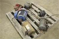 (6) Electric Motors of Assorted Sizes