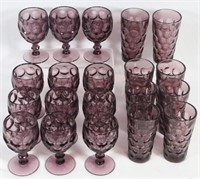 MIXED LOT OF 20-PIECES OF GLASSWARE