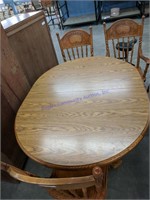 Oak Table With 6 Chairs