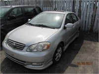 2003 TOYOTA COROLLA S 180639 KMS