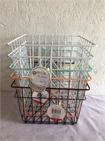 Lot of 5 Wire Baskets