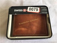 New Swiss Gear Men's Wallet Genuine Leather