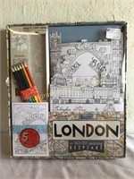 New Bendon London Coloring Keepsake Box