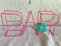 New Wire Bar Sign