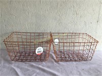 New Pair of Wire Baskets