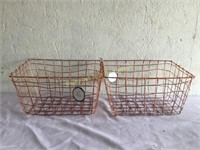 New Pair of Wire Baskets