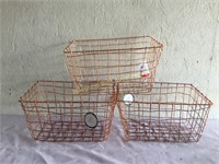 New Set of Three Wire Baskets