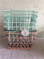 New Lot of 6 Wire Baskets