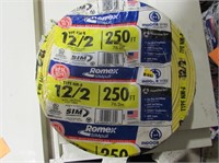 Romex 12/2 Wire 250' Roll