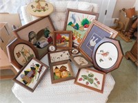 Cross-stitch, Crewel and Needlepoint Pictures