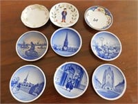 Miniature Decorative Plates (9)