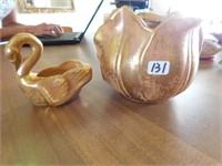Stangl 22kt Granada Gold #5144 Vase