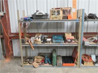 Shop Tools Contents of (3) Shelves Including Skils
