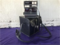 Vintage Polaroid Camera in Case