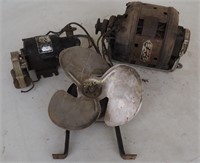 Vintage Small Electric Motors & Fan Box Lot