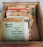 1940-50's Electronics Part Lists & Manuals Lot