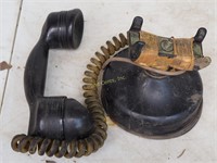 Rare Vintage Early Century A E Co Bakelite Phone