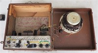 Vintage 1950's Hand Crafted Amplifier Speaker Unit