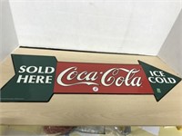 Arrow Shaped Coca-cola Sign