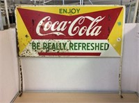 Vintage Coca-cola Store Display Sign