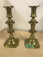 Pair Of Mid Victorian Candle Holders