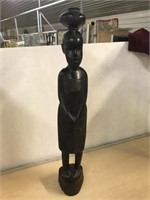West African Ebony Statue 60-70s